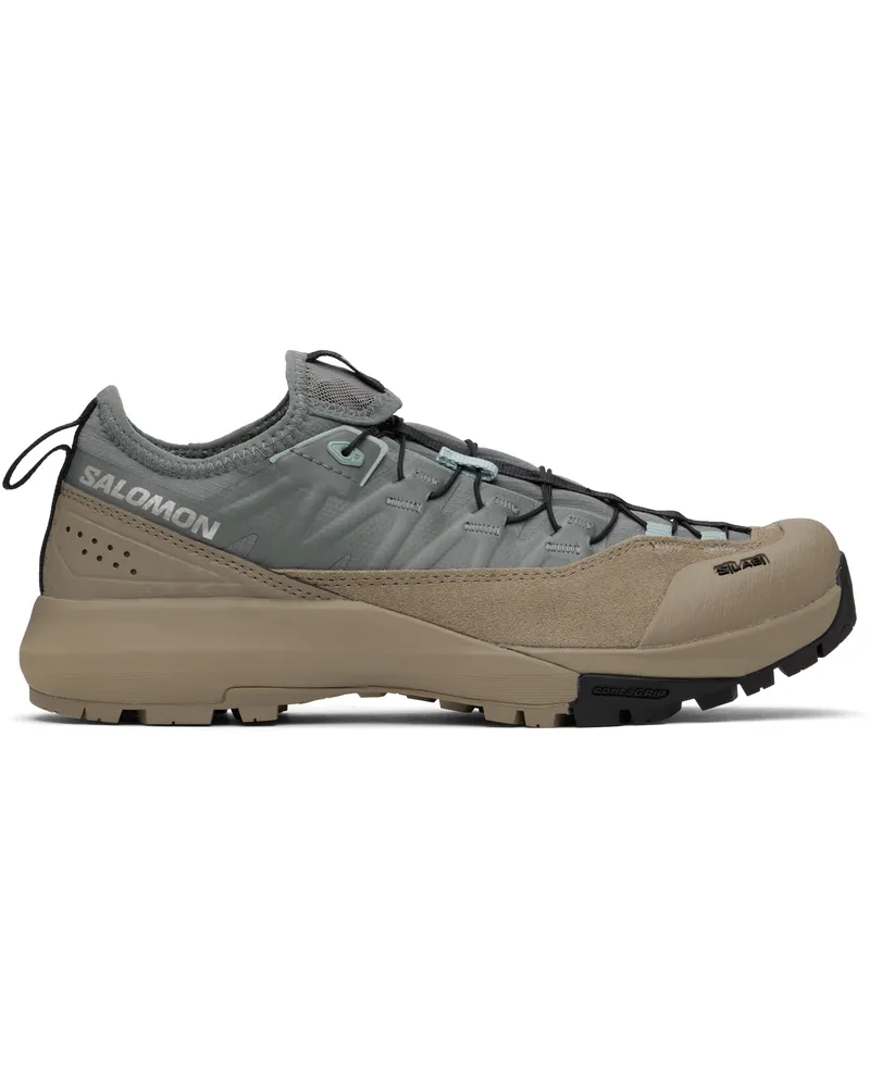 Salomon Brown & Gray Alpinway Advanced Sneakers Sedona