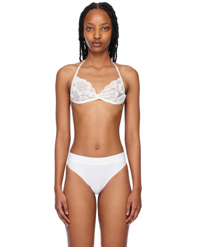 Beaufille White Valadon Bra White