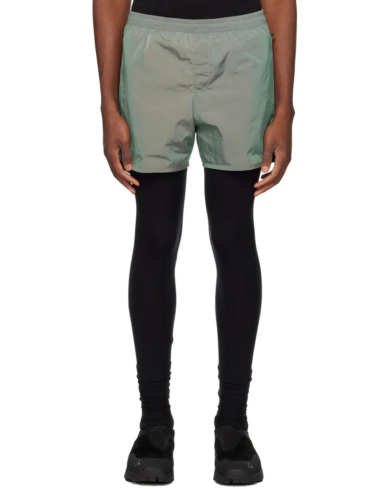 TRUE TRIBE Gray Layered Shorts Moon