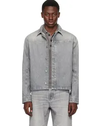 032c Gray Attrition Denim Jacket Washed