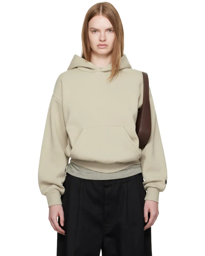 Fear of God Taupe Classic Fit Hoodie Abbey