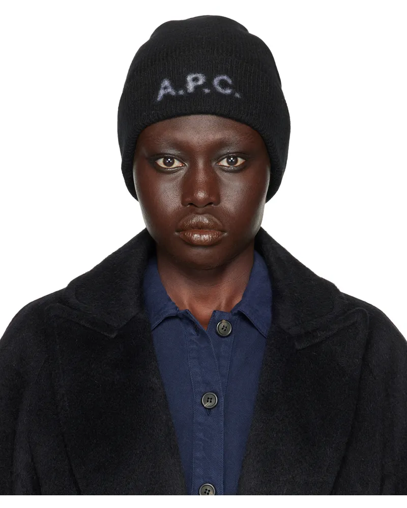 A.P.C. Black Harry Beanie Lzz