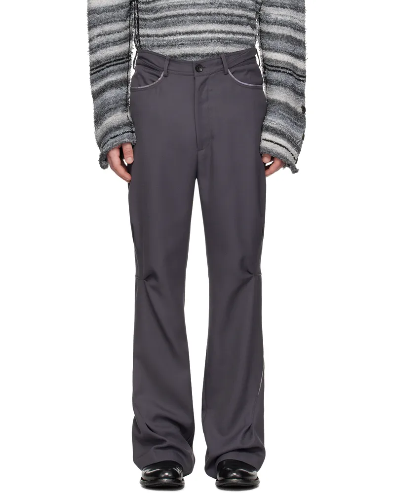 KIKO KOSTADINOV Gray Ohne K-Dart Trousers Iron