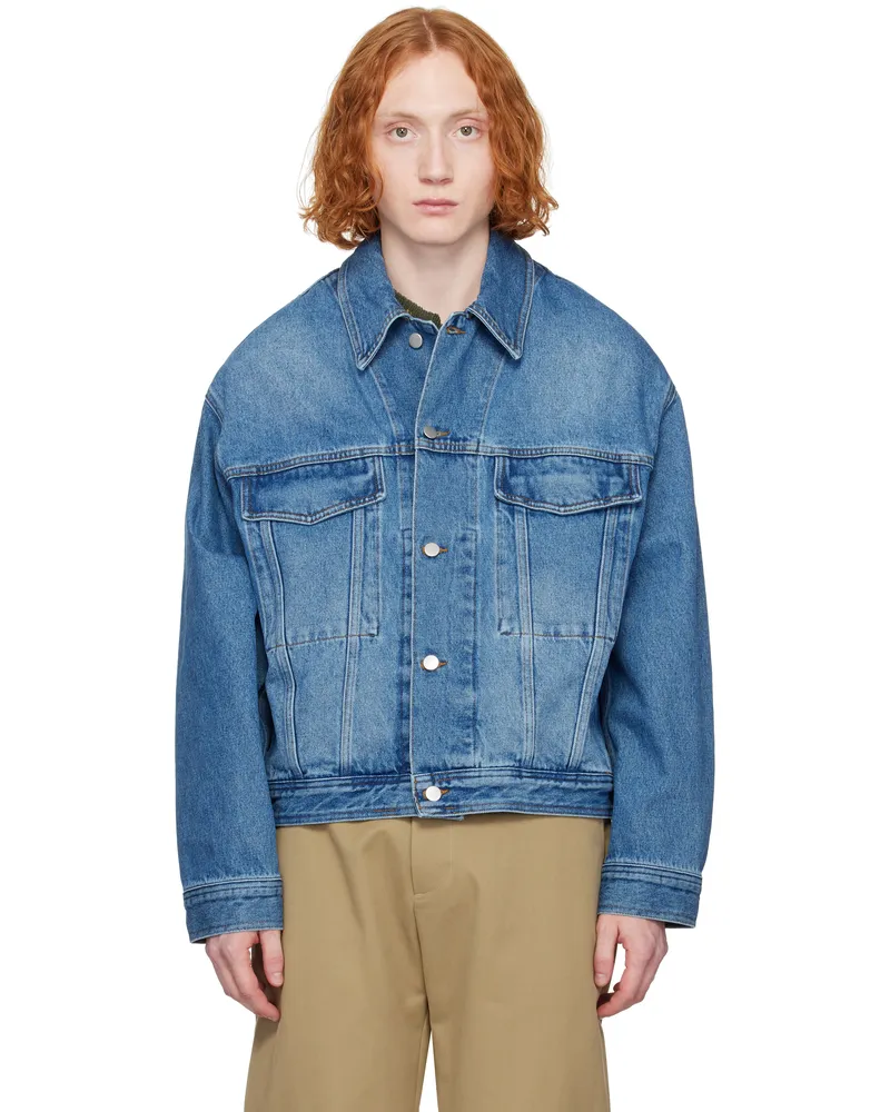 Studio Nicholson Blue Stein Denim Jacket Worn