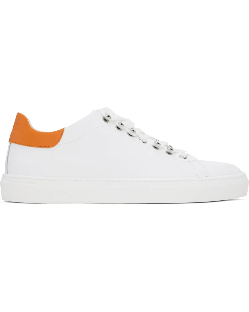 Moschino White 'Moschino's' Sneakers White
