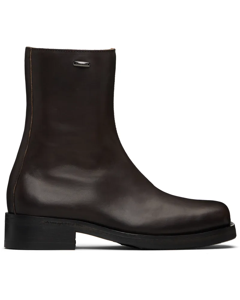 Our Legacy Brown Camion Boots Phantom