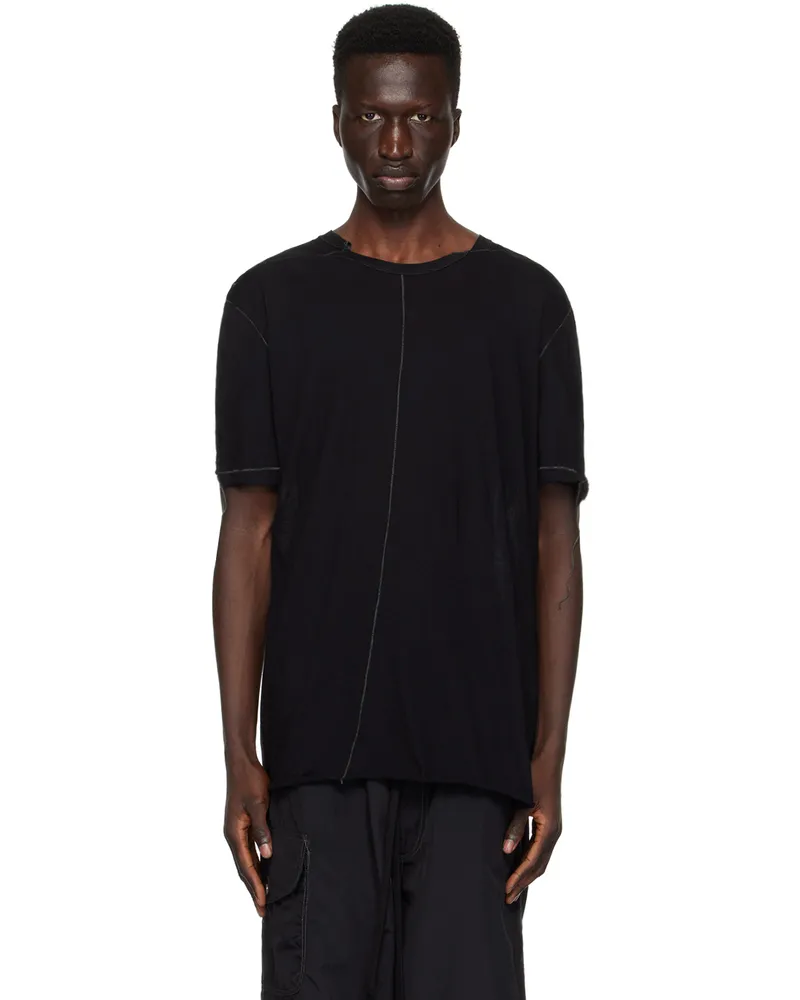 NICOLAS ANDREAS TARALIS Black Thread T-Shirt 0