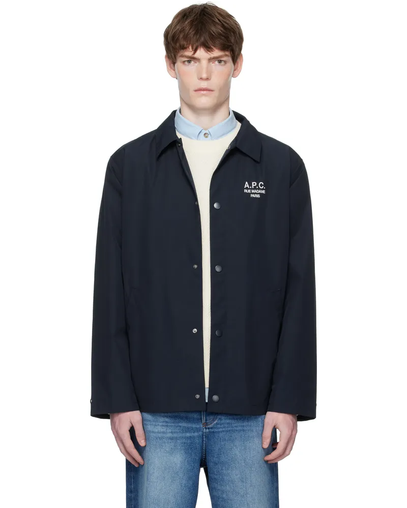 A.P.C. Navy Regis Jacket Iak
