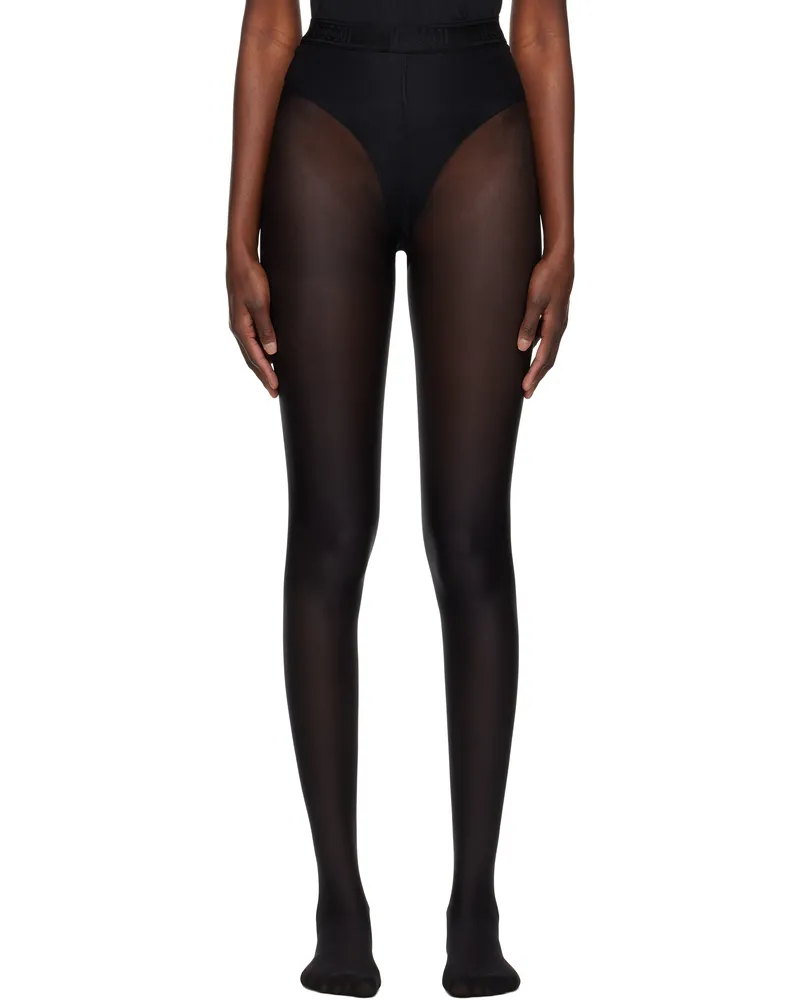 Wolford Black Neon 40 Tights 7005