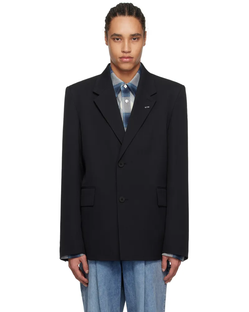 Wooyoungmi Navy Wool Single Blazer Navy903n