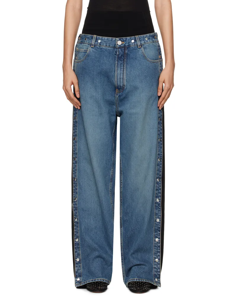 Alaïa Blue Knit Band Jeans 525