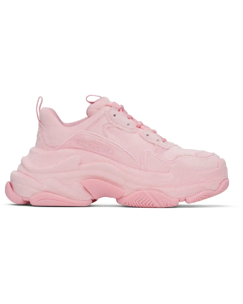 Balenciaga Pink Triple S Sneakers 5500