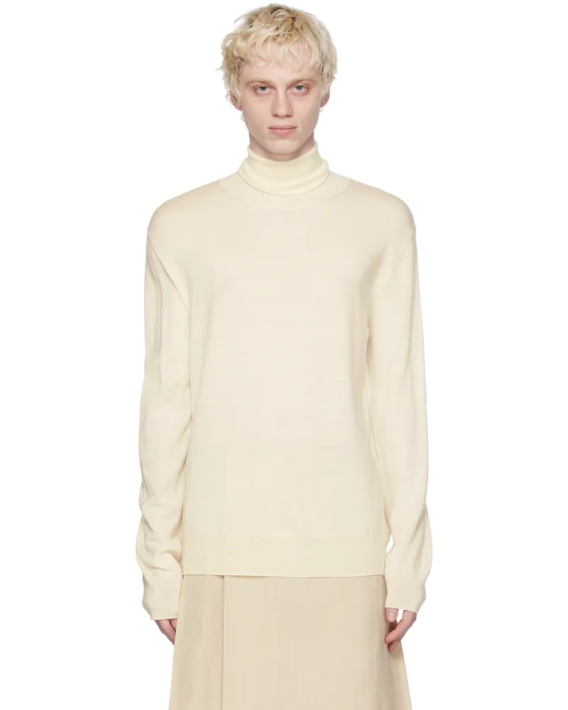 Jil Sander Off-White Lightweight Turtleneck 109
