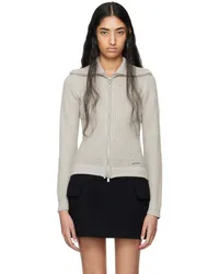 Holzweiler Gray Line Cardigan Grey