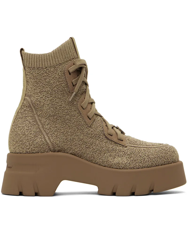 Gianvito Rossi Tan Lambert Boots Camel