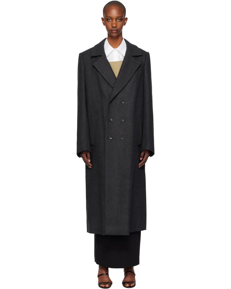 La Collection Gray Achilles Coat Dark