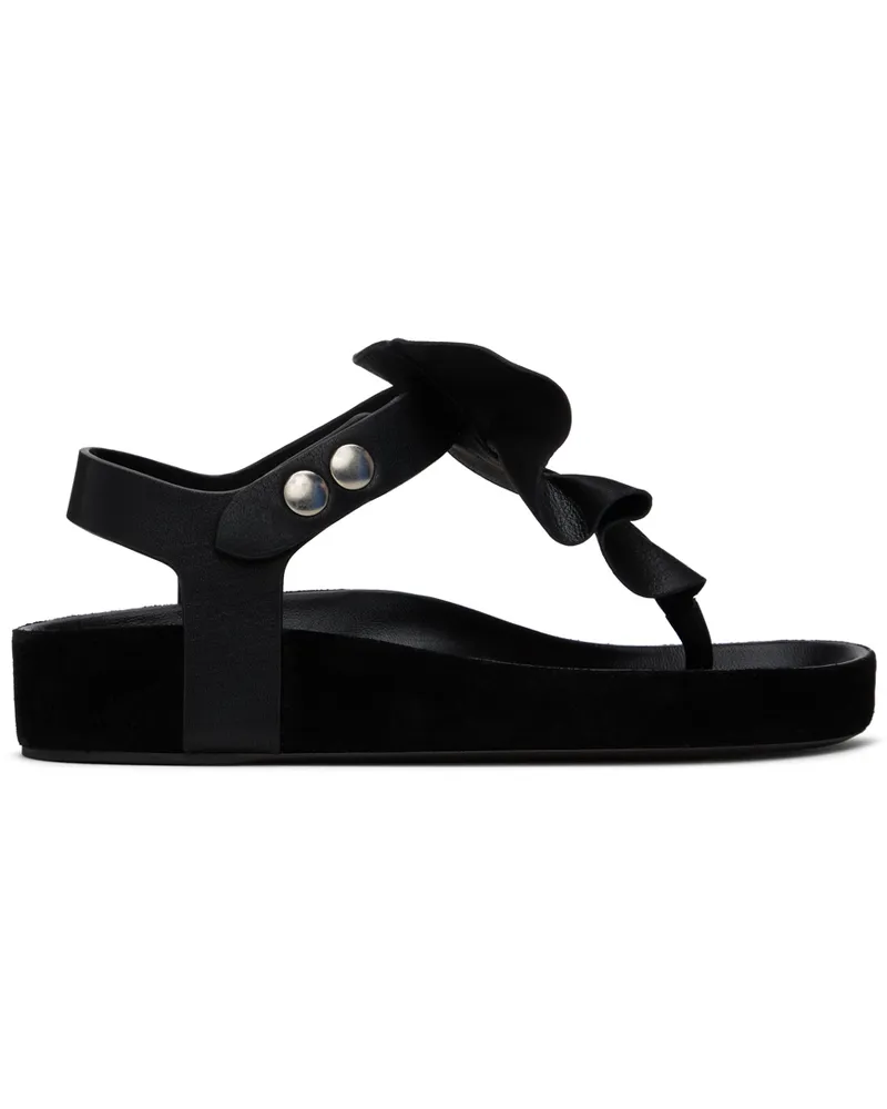 Isabel Marant Black Isela Sandals 01bk