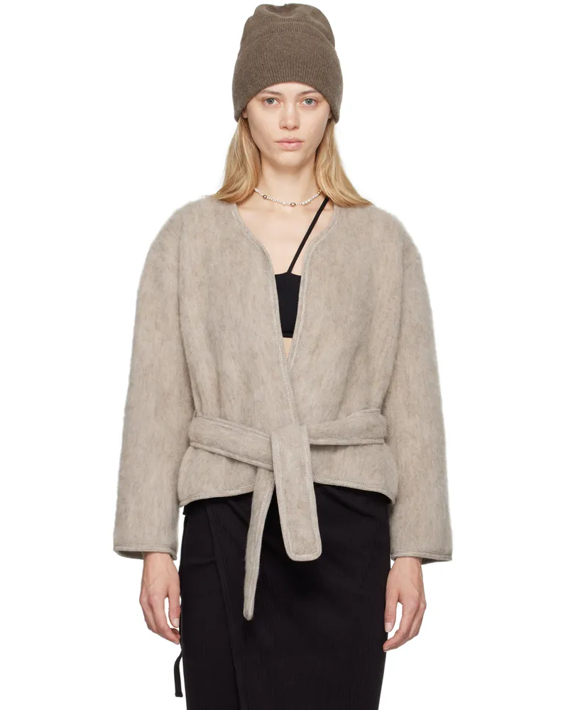 Baserange Beige Capas Jacket Sahara