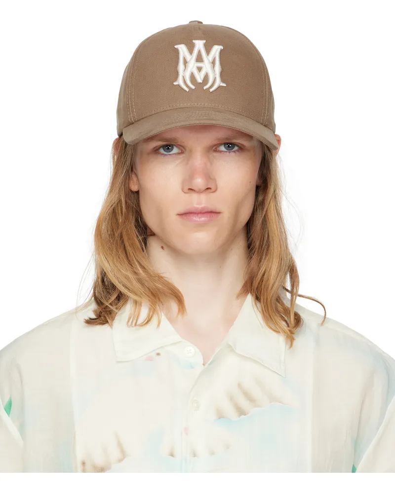 Amiri Tan Full Canvas MA Cap Camel