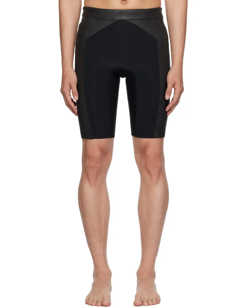 Dion Lee Haydenshapes by Dion Lee SSENSE Exclusive Black & Gray Swim Shorts Black