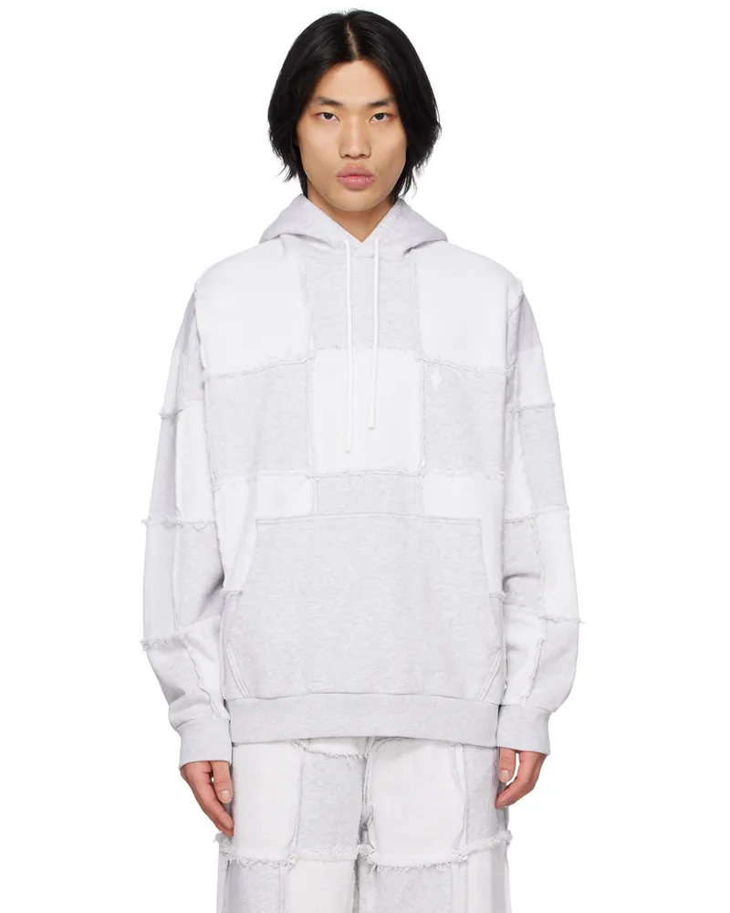 Marcelo Burlon | County of Milan Gray Cross Inside Out Hoodie Hoodie