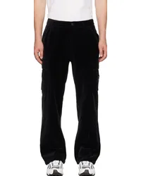 Stone Island Black Patch Cargo Pants Vblack