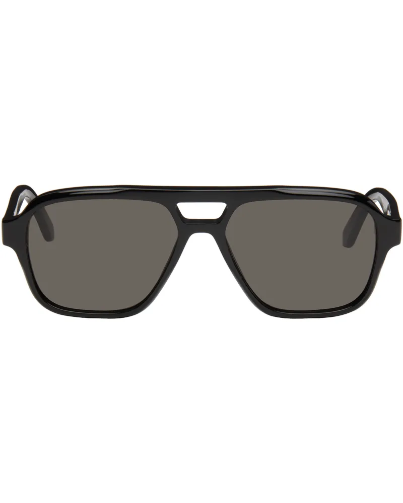 RETROSUPERFUTURE Black Maneval Sunglasses Black