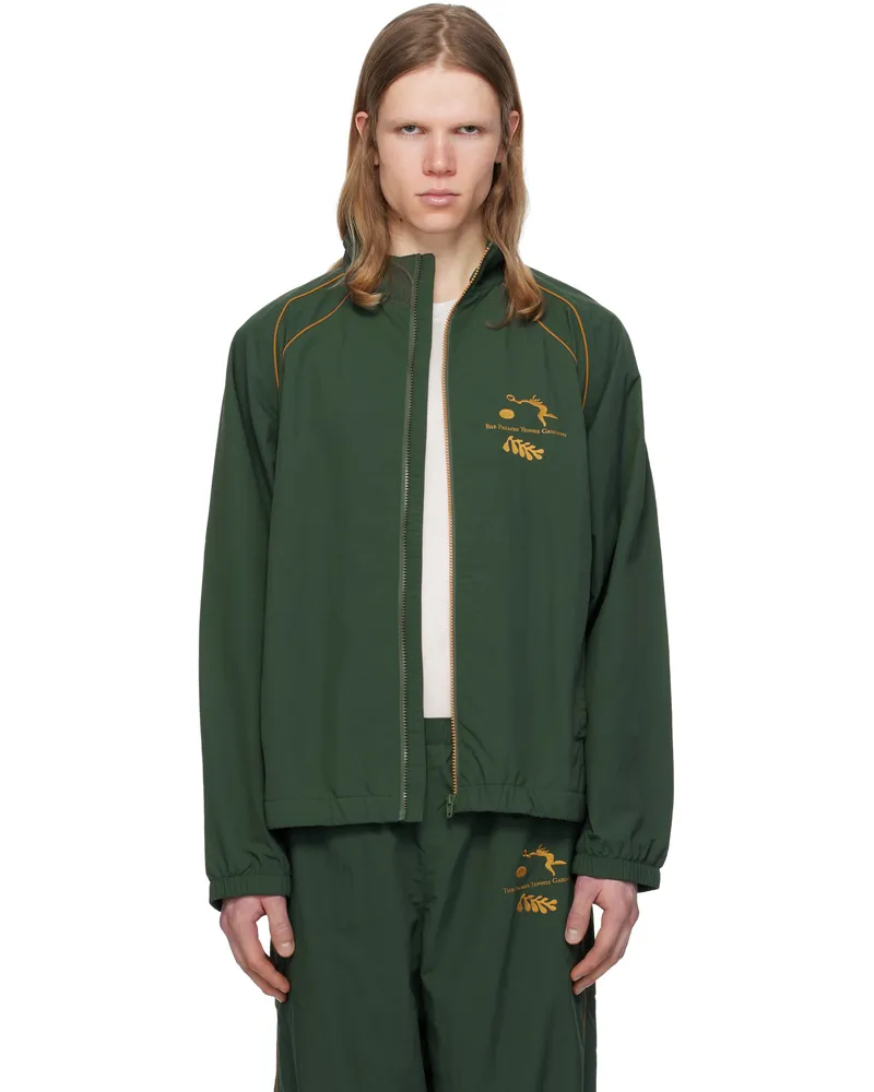 Palmes Green Garden Track Jacket Dark