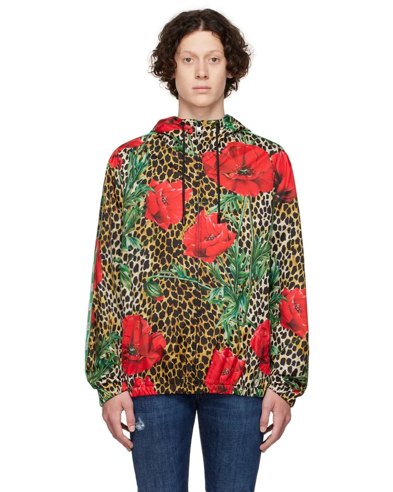 Dolce & Gabbana Multicolor Polyester Jacket Hk3qg