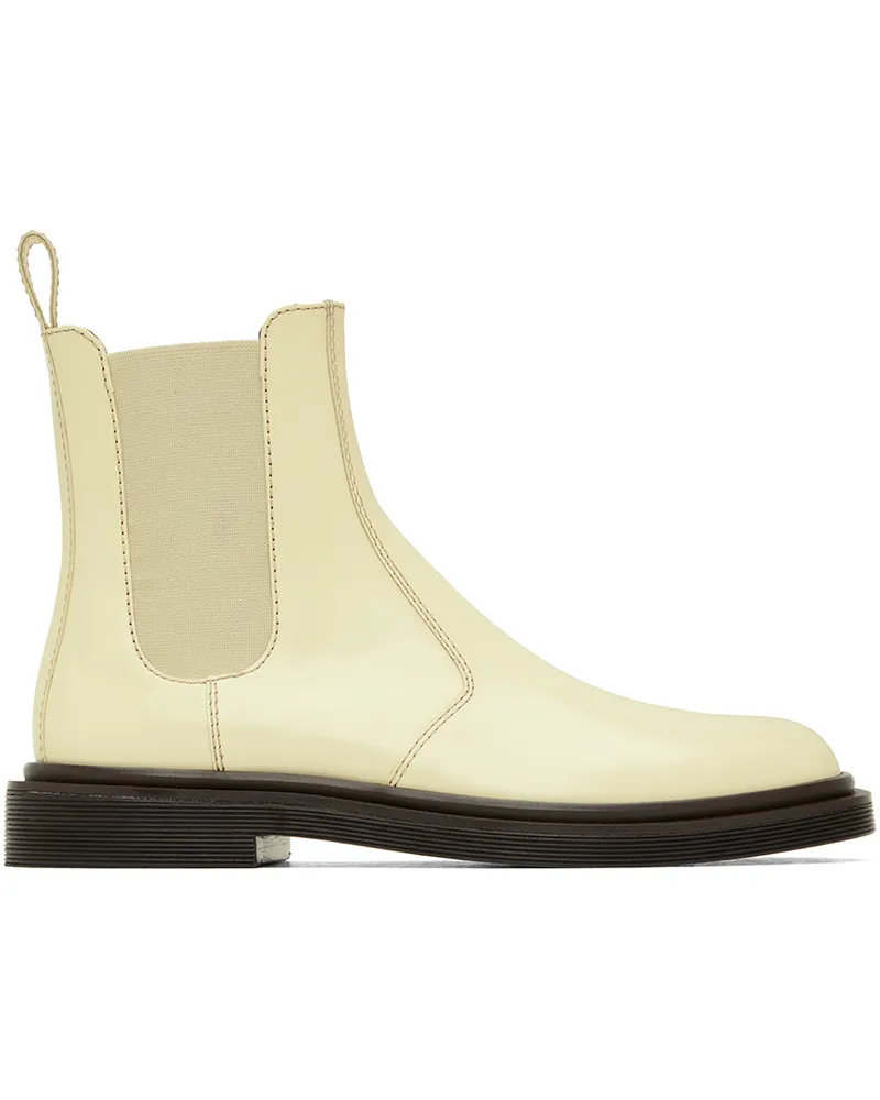 The Row Off-White Elastic Ranger Boots Esh
