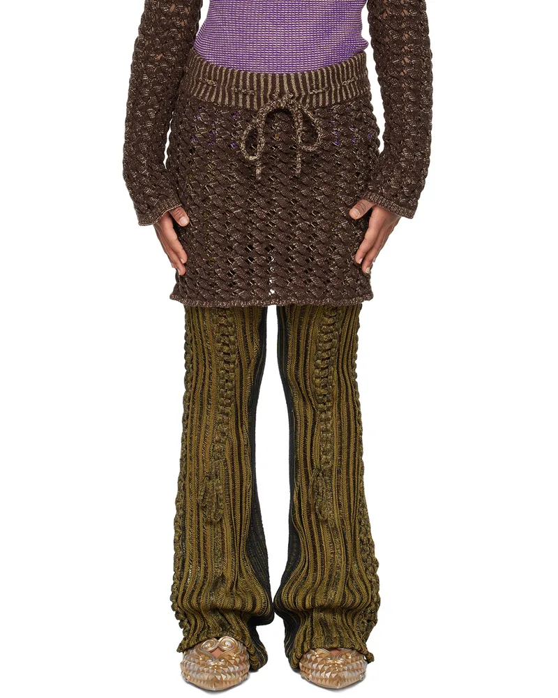 Isa Boulder SSENSE Exclusive Kids Brown Skirt Brown