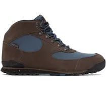 Brown & Blue Jag Boots