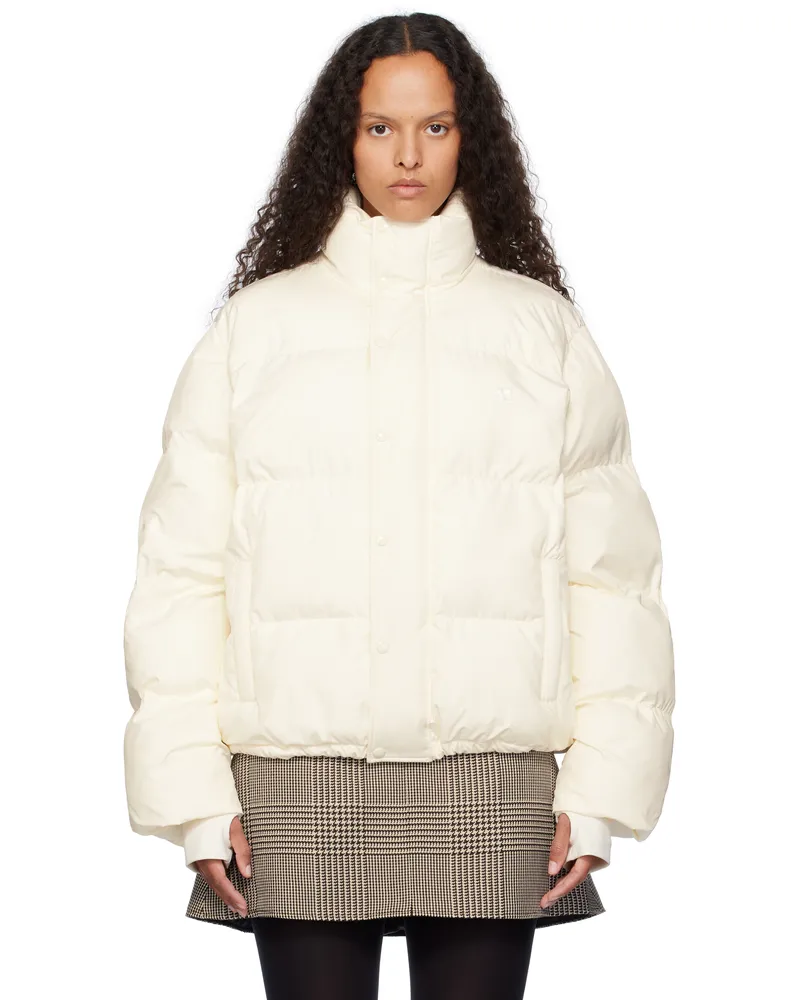 Courrèges Off-White Insulated Puffer Jacket 0079