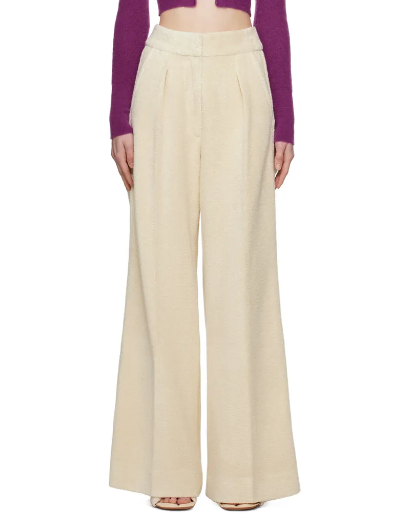 Jacquemus Beige 'Le Pantalon Banha' Trousers 130