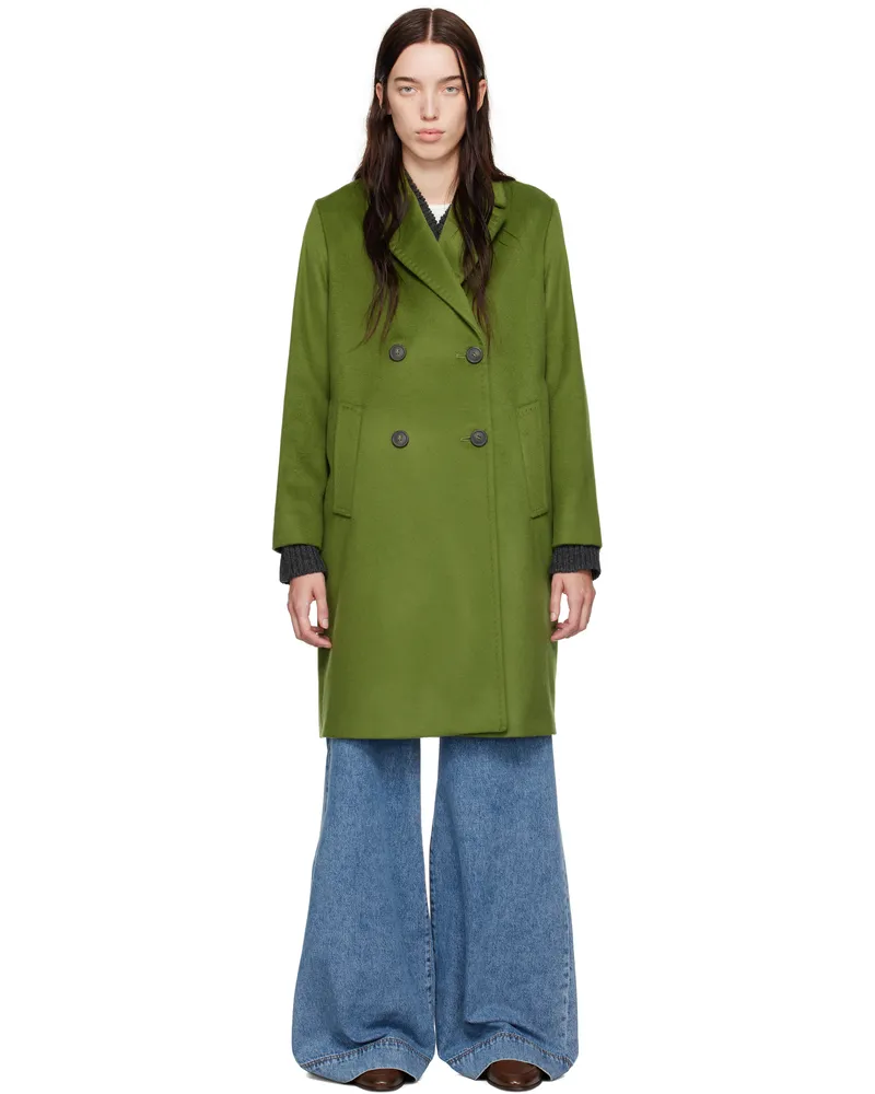 Max Mara Green Zum Coat 086
