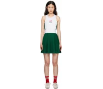 SSENSE Exclusive Off-White & Green Forest Dress