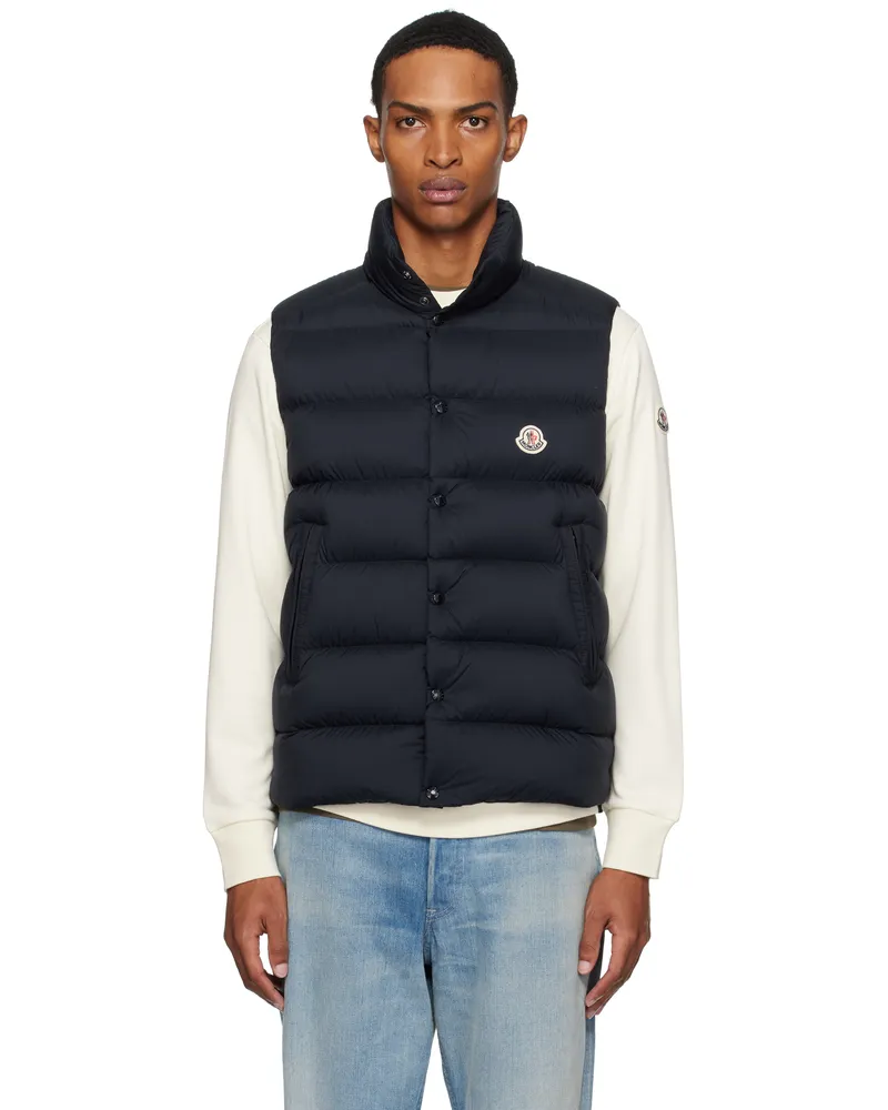 Moncler Navy Tibb Down Vest 776
