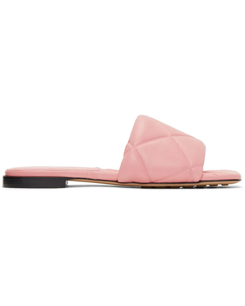 Bottega Veneta Pink Lido Flat Sandals 5657