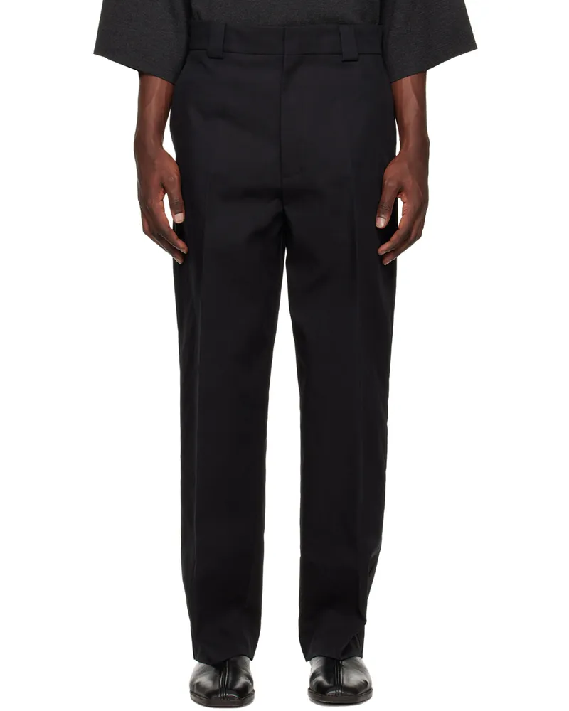 Fear of God Black Relaxed Trousers Black