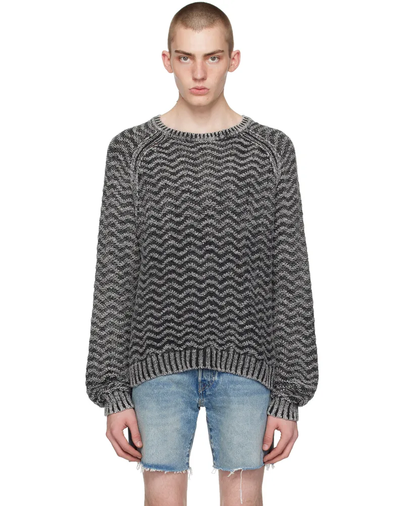 Guess Gray Herringbone Sweater F9ck