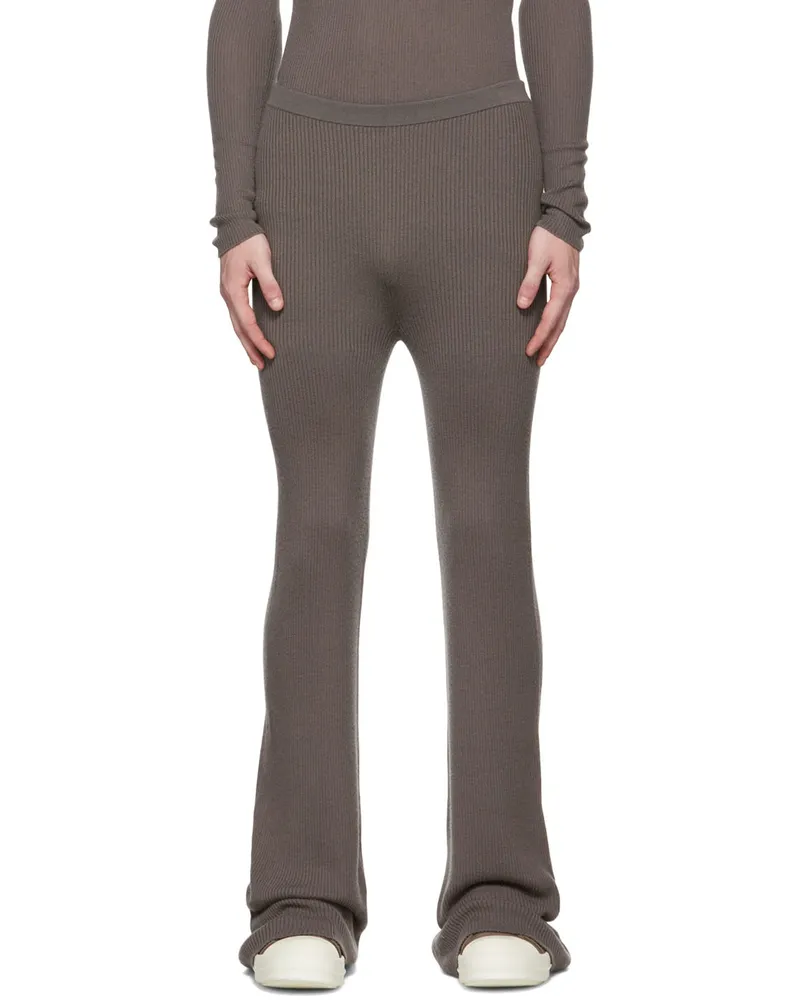 Rick Owens Gray Flared Lounge Pants 34