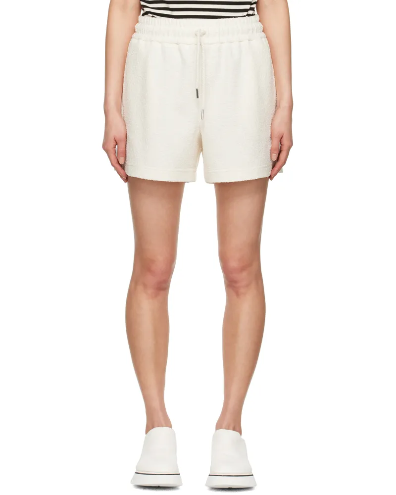 Moncler Off-White Drawstring Shorts 034
