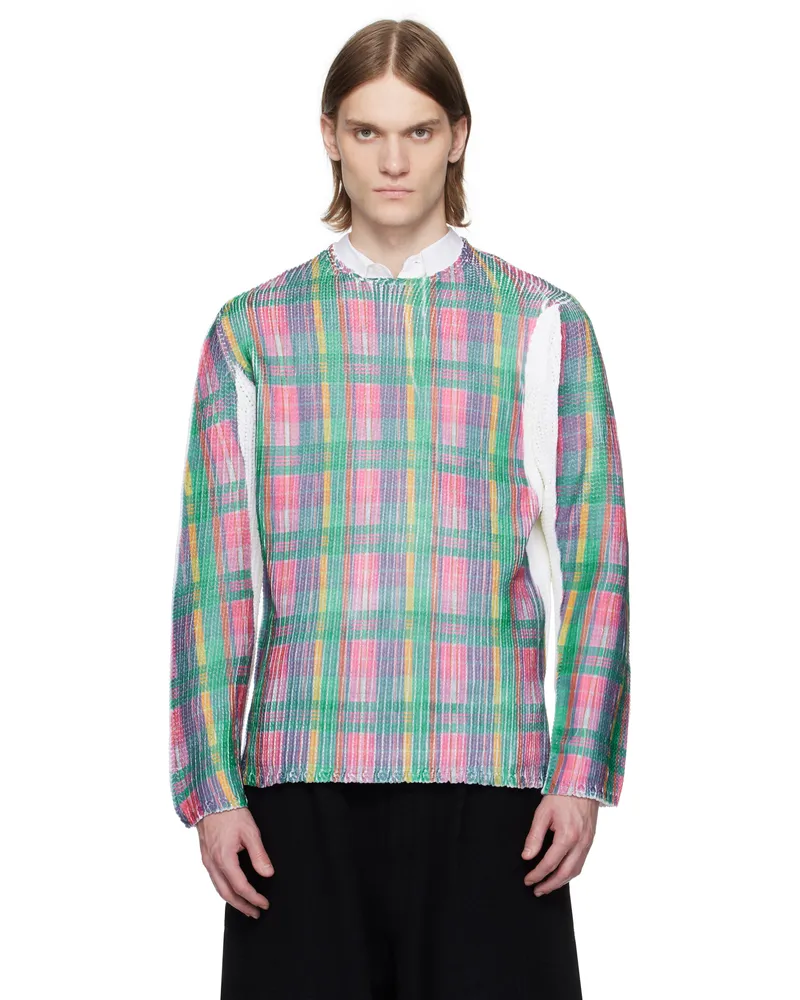 Comme des Garçons Multicolor Crewneck Sweater 3