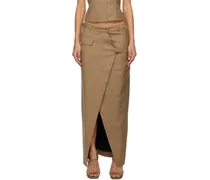 Brown Menti Maxi Skirt