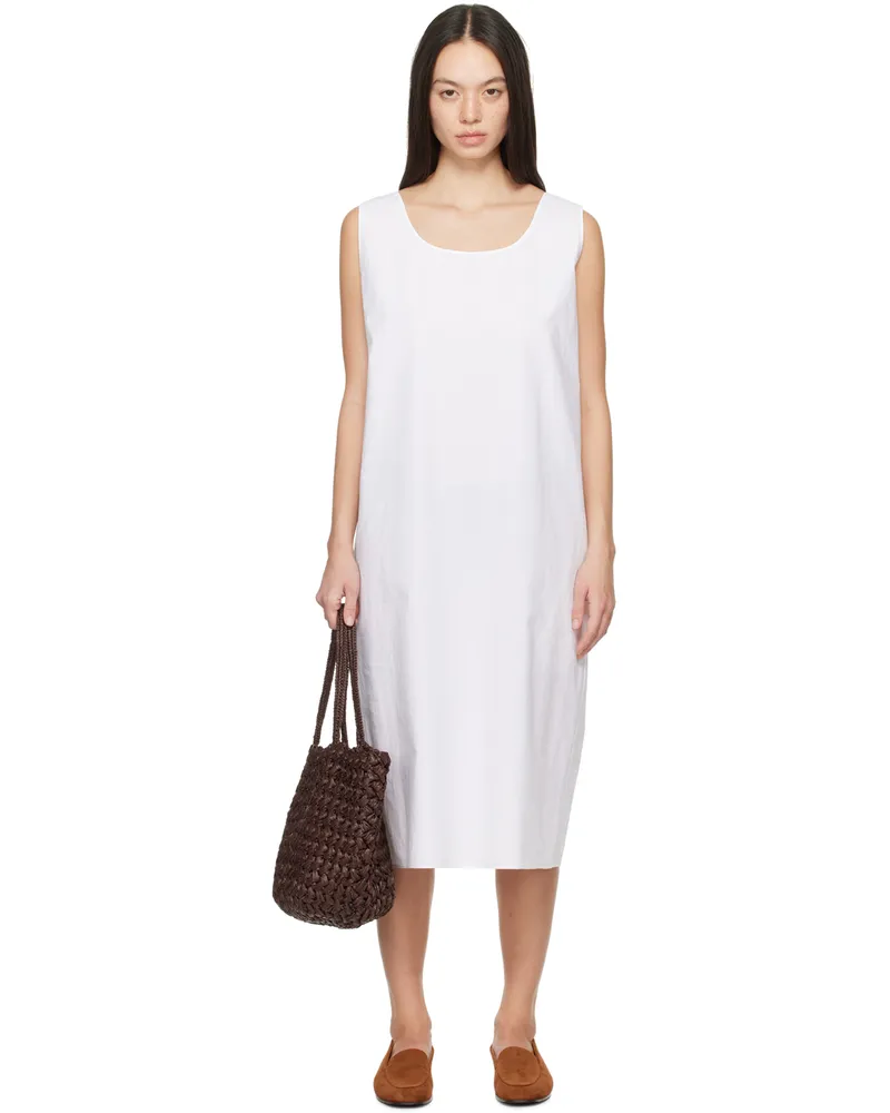 The Row Off-White Janah Midi Dress Off