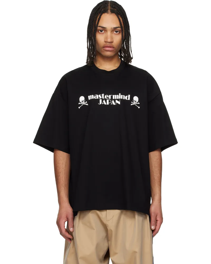 Mastermind Japan Black Boxy Pop Logo T-shirt Black
