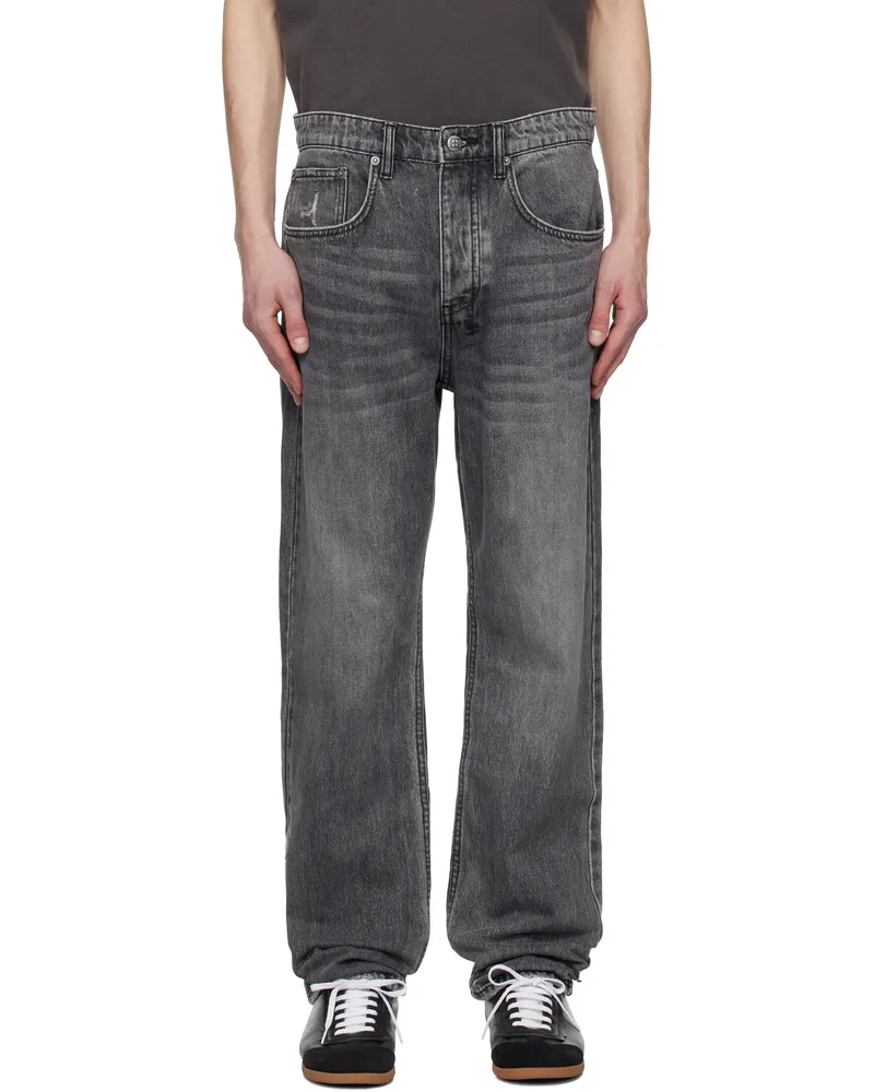 ksubi Gray Anti K Worn Jeans Grey