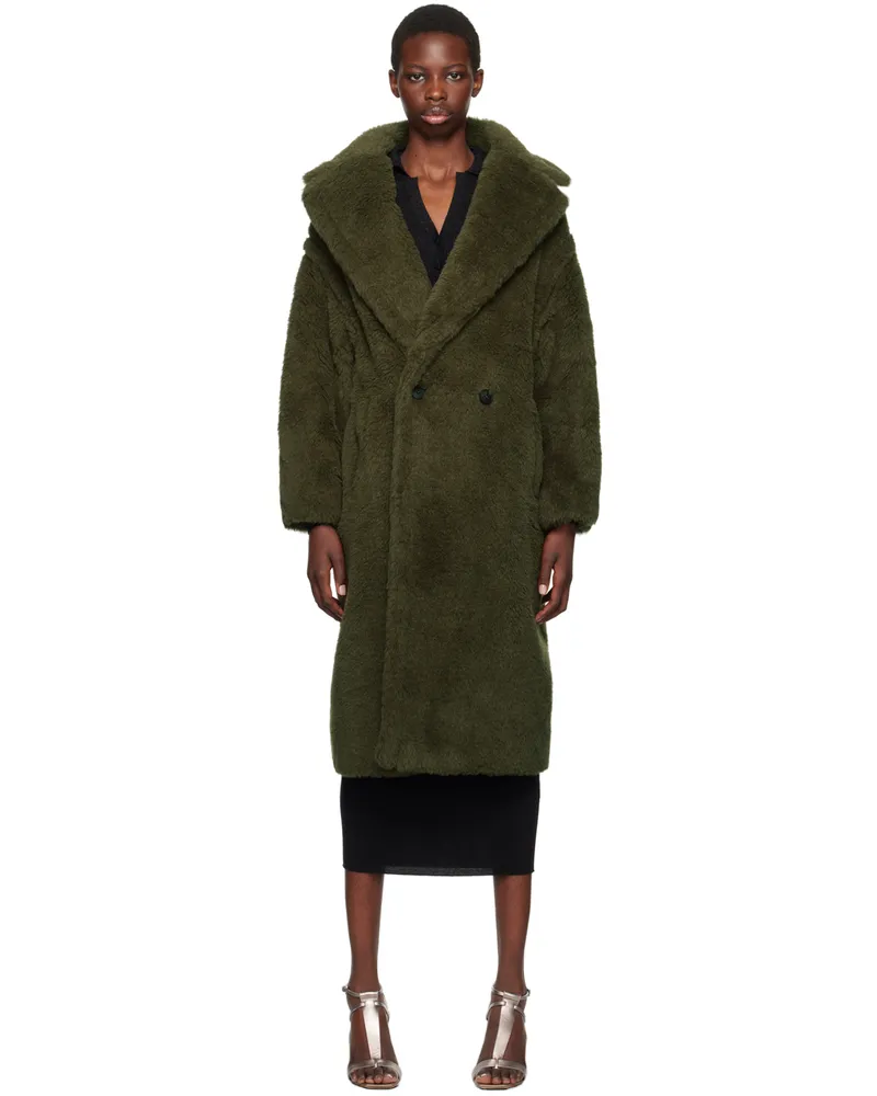 Max Mara Green Tedgirl Coat 016