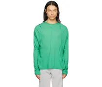 Green Darted Long Sleeve T-Shirt