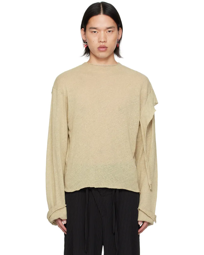OTTOLINGER Beige Deconstructed Sweater Beige
